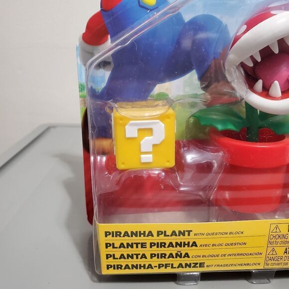 NIB Super Mario Jakks Pacific PIRANHA PLANT 4” Figure New 2021 - Picture 3 of 6